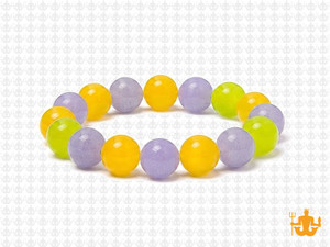 10mm Carnelian  & Jade Bracelet 7.5" [b4x64]