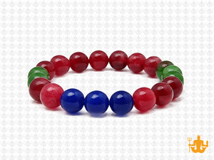 10mm Aventurine &  Jade Bracelet 7.5" [b4x76]