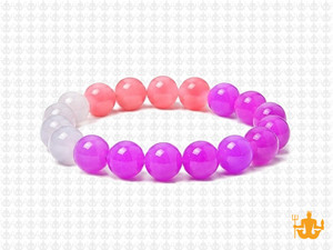 10mm Carnelian  & Jade Bracelet 7.5" [b4x85]