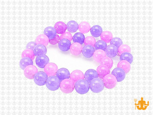 8mm Mix Purple Jade Round Beads 15.5" dyed [8x7]