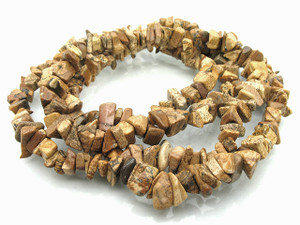 8-12mm Picture Jasper Chips 15.5" [cb26]