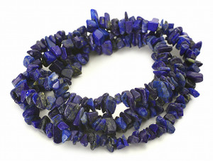 8-12mm Natural Lapis Lazuli Chips 15.5" [cl1]