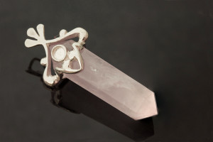 8mm Matte Crystal Rondelle Beads 15.5" synthetic [u90a5m]