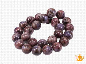 10mm Boulder opal round beads 15.5" natural [10r18]