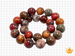 10mm Petrified Wood Agate round beads 15.5" natural [10r38]