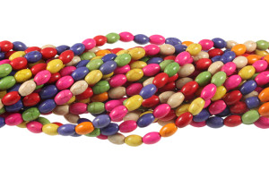 8x12mm Mix Magnesite Rice Beads 15.5" [t367x]