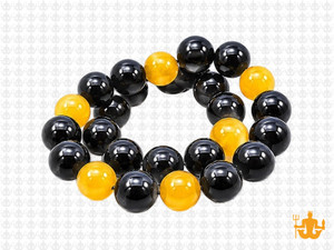 10mm Agate & Chalcedony Round Beads 15.5" dyed [10x12]