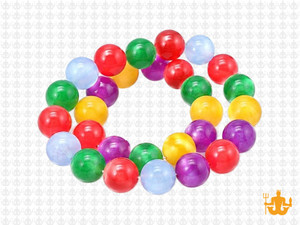 10mm Mix Jade Round Beads 15.5" dyed [10x3]