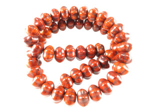 12x7mm Coffee Magnesite Pumpkin Beads 15.5" [t513c]