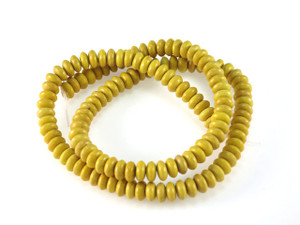 6mm Yellow Magnesite Rondelle Beads 15.5" [t532y]
