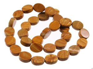 10x12mm Gold Lace Agate Oval Beads 15.5" natural [wa137]