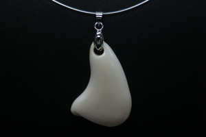 24X36mm Buffalo Bone Designer Bead Pendant [z1457]