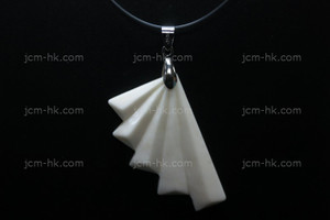 25X46mm Buffalo Bone Carved Designer Bead Pendant [z1481]