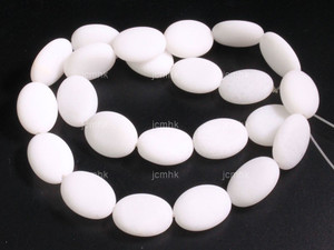 13x18x6mm Matte White Quartz Marquise Beads 15.5" natural [w346m]