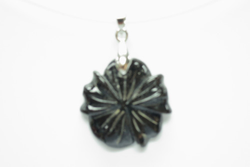 24X25mm Buffalo Horn Designer Bead Pendant [z1720]