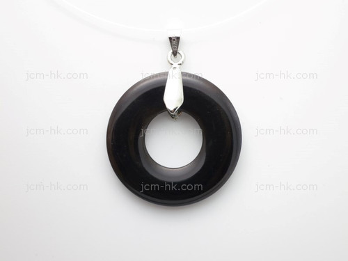 30mm Buffalo Horn Donut Designer Bead Pendant [z8466]