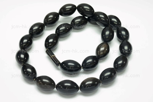 12x18mm Buffalo Horn Beads Necklace 18" [z7680]