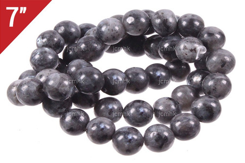 4mm Black Labradorite Round Loose Beads About 7" natural [i4d40]
