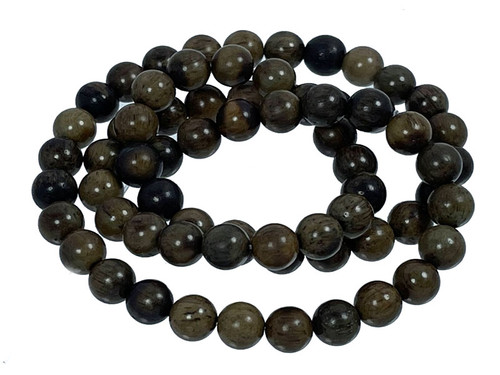 8mm Natural Buffalo Bone Beads 7" A Grade Dyed [8z13]