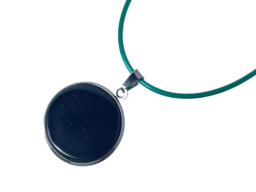 20mm Black Onyx Round Cabochon Pendant [y725fs]