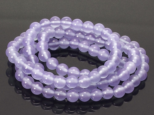 8mm Sky Quartz Round Beads 15.5" dyed [8b6]