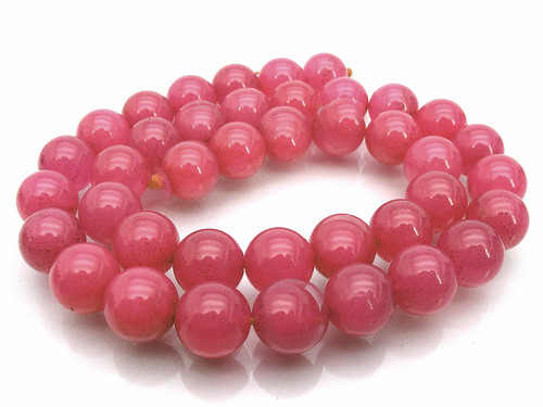 8mm Rhodonite Jade Round Beads 15.5" dyed [8c54]