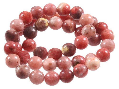 8mm Lepidolite Round Beads 15.5" natural [8r79]