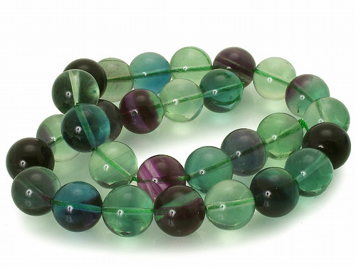 8mm Rainbow Fluorite Round Beads 15.5" natural [8r8]