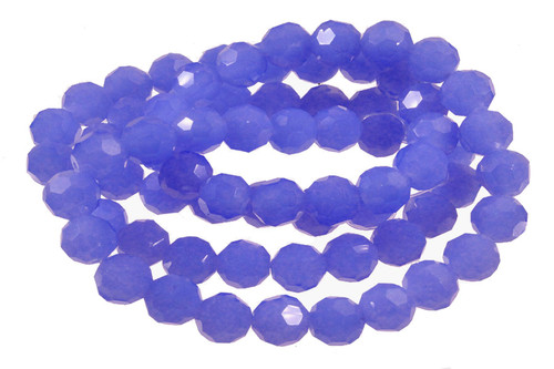 4mm Chalcedony Faceted Round Beads 15.5" synthetic [c4b4]