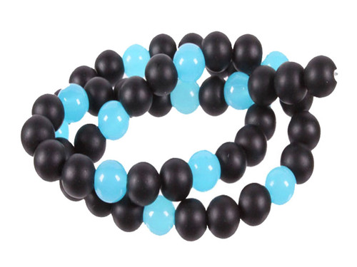10mm Agate & Chalcedony Round Beads 15.5" synthetic [10x38]