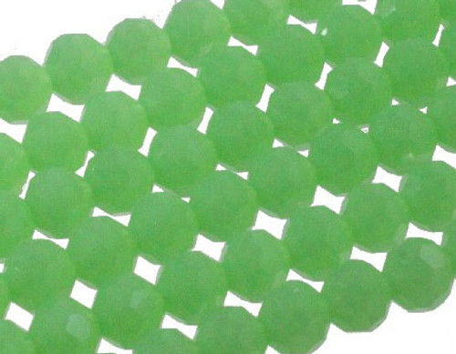 10mm Green Opal Quartz Faceted Round Beads 15.5" synthetic [uc9b3]