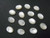 6x8mm A Grade Mother Of Pearl Cabochon 4pcs. [e89]