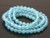 4mm Aqua Quartz Round Beads 15.5" synthetic [4a70]