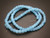 4mm Matte Aqua Quartz Round Beads 15.5" synthetic [4a70m]