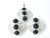 925 Sterling Silver 30mm Black Onyx Pendant & Earring [e1153]