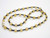 4x4mm Golden Jade Necklace 18" [e3080]