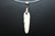 10X32mm Buffalo Bone Feather Designer Bead Pendant [z1533]