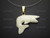 32x20mm Buffalo Bone Fish Designer Bead Pendant [z5639]