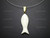 10x18mm Buffalo Bone Fish Designer Bead Pendant [z5585]