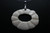 48x38mm Buffalo Bone Designer Bead Pendant [z5630]