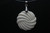 30x30mm Buffalo Bone Designer Bead Pendant. [z5715]