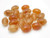 10x15mm Amber Horn Oval Beads 20pcs. [z2050]
