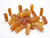 6x18mm Amber Horn Cube Beads 39pcs. [z2058]