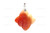 40x42mm Amber Horn Carved Designer Bead Pendant [z5364]