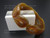 25mm Free Size Amber Horn Bangle [z7906]