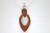 26X55mm Wood Dangling Designer Bead Pendant [z1503]