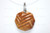 32X32mm Wood Carved Designer Bead Pendant [z1553]