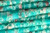 4mm Aqua Sea Sediment Heishi Beads 15.5" dyed [h4r55a-4]