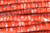 4mm Red Sea Sediment Heishi Beads 15.5" dyed [h4r55r-4]