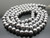 6mm Hematite Silver Round Beads 15.5" coated [6a21s]